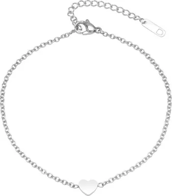 Produktbild von Dezente Fußkette mit Herzanhänger A5019