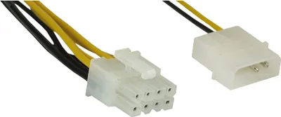 Immagine prodotto di InLine® 26630 Adattatore di alimentazione, da 4 a 8 pin, da alimentazione a scheda madre, 0,45 m