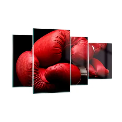 Produktbild von Bilder auf glas - Sport Handschuhe Leder Wettkampf - 120x70cm - Glasbilder - Wandbilder - Kunstdruck - zum Aufhängen bereit - Wanddekoration aus Glas - Glas Bilder - Wandbild auf Glas - GDL120x70-2211