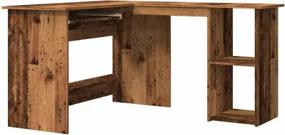 Obrázok produktu pre Rohový stôl staré drevo 120x140x75 cm kompozitné drevo