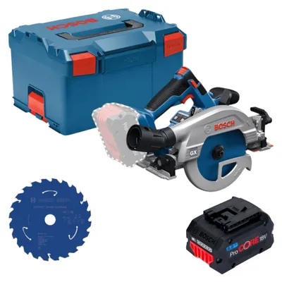 Produktbild von Bosch GKS 18V-57-2 GX Professional Akku Kreissäge 18 V 165 mm Brushless + 1x ProCORE Akku 8,0 Ah + L-Boxx - ohne Ladegerät