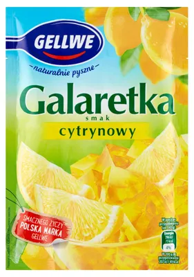 Zdjęcie produktu dla Gellwe Galaretka smak cytrynowy 72g