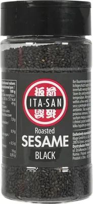 Produktbild von Ita-San gerösteter schwarzer Sesam 95g