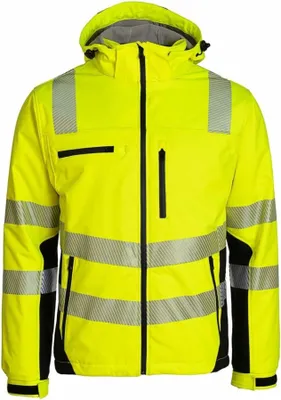 Produktbild von Winter-Warnschutzsoftshelljacke Gr.XXL gelb-schwarz PREVENT TRENDLINE