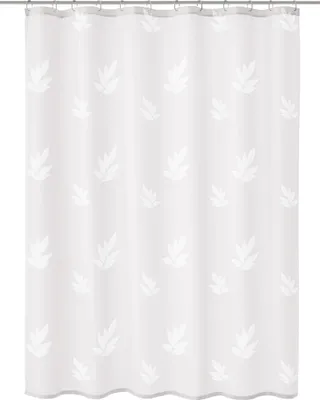 Produktbild von Kleine Wolke Duschvorhang Textil CANTON Schneeweiß 180 x 200 cm
