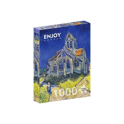 Image de Puzzle 1000 pièces Enjoy – Vincent van Gogh : L'Église d'Auvers-sur-Oise