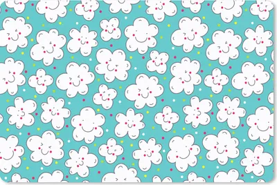 Produktbild von MuchoWow® Mauspad Mousepad Muster - Wolke - Himmel - Jungen - Kinder 27x18 cm - Mousepads - Maus Mat - Pad - Mausunterlage - Büroartikel - Desk Matten
