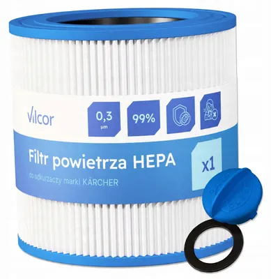 Produktbild von Vilcor HEPA-Filter Waschbar für Kärcher A2204 Staubsauger