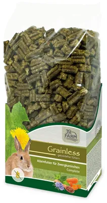 Produktbild von JR Farm Grainless Complete Zwergkaninchen 1350gx6