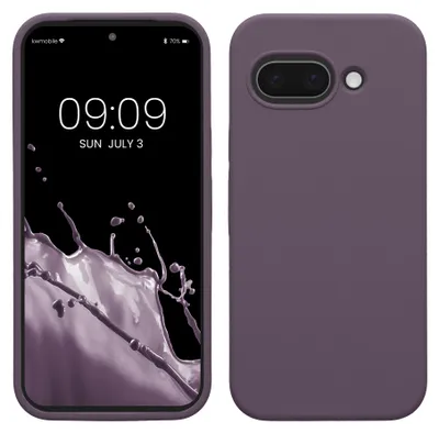 Produktbild von kwmobile Handyhülle für Google Pixel 9a Hülle, für Pixel 9a Case - Hülle Silikon - kabelloses Laden - Helle Iris