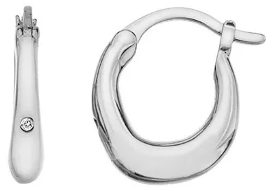 Produktbild von Huggies Silberohrringe mit Diamanten DE693