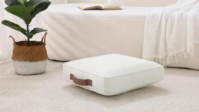 Zdjęcie produktu dla Poduszka do medytacji 45 cm, kwadratowe poduszki podłogowe, do jogi