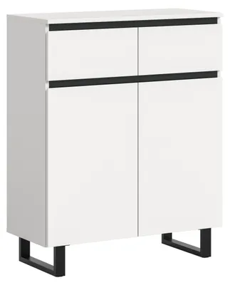 Produktbild von Kommode Tomasa | weiß / schwarz