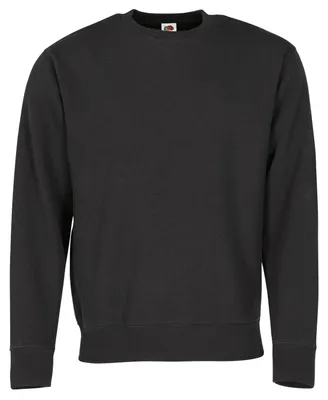 Produktbild von PREMIUM SET-IN SWEAT | Sweatshirt Uni, Baumwoll-Polyester-Mix, Single-Jersey Nackenband, Rippbündchen, komfortabler Sweatshirt-Pullover