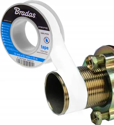 Produktbild von Bradas GKK0112PTFE Teflonband 12 mm x 0,1 mm x 12 m
