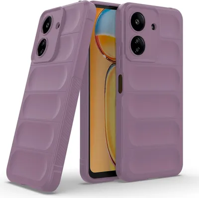 Produktbild von Handy Hülle für Xiaomi Redmi 13C Grip Case Cover Schutzhülle Softgrip Farbe: Violett