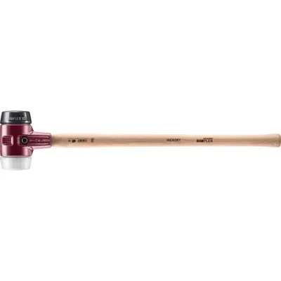 Produktbild von Halder Vorschlaghammer Simplex 3200g Länge 800mm Kopf-Durchmesser 80mm Gummi schwarz / Superpl. weiHalder - 3027081