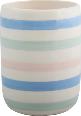 Produktbild von MSV Zahnputzbecher Zahnbürstenhalter Deauville 7 x 10 cm Pastell