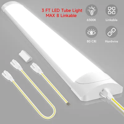 Obrázek produktu pro LED panelové světlo – Propojitelné LED panel – 90 cm – 30 W – 4500 K – 1 kus – 220–240 V – Vhodné pro garáž, obchod a dílnu