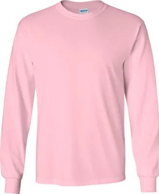 Image de Gildan Ultra T-shirt manches longues homme col rond BC477 (XL) (Rose clair)
