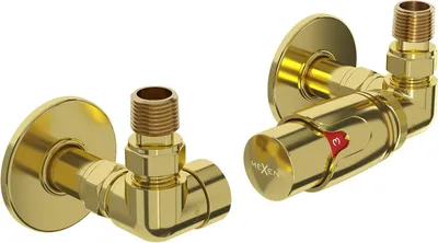Immagine prodotto di Mexen G00 set termostatico assiale con copertura R, dorato - W903-900-904-50