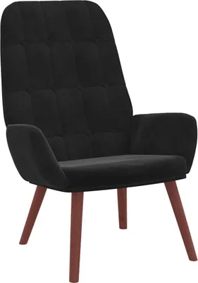 Produktbild von Relaxsessel Schwarz Samt