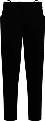 Schwarze La Sportiva Nordend Primaloft Pants in gerader Passform mit Logo auf dem rechten Bein