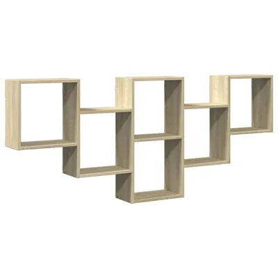 Image de Étagère murale chêne sonoma 159x18x66 cm bois d'ingénierie