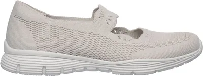 Produktbild von Skechers Seager Cute N´Coy 159078-NAT Ballerina, Damen, Textil, Beige, Vegan - Damenschuhe Modische Pumps / Ballerina, Beige