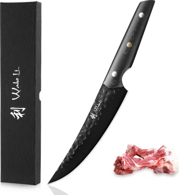 Produktbild von Wakoli Yugen Serie Filetiermesser I 15 cm Klinge I Premium Küchenmesser mit schwarzer Titanium-Beschichtung