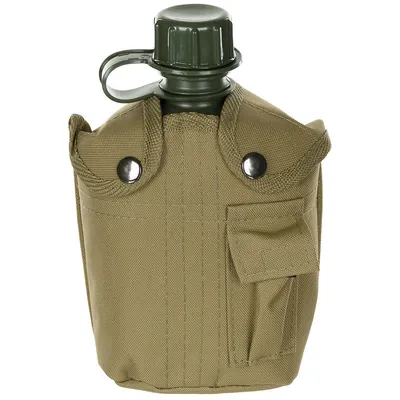 Produktbild von MFH US Plastikfeldflasche, 1 l, Hülle, BPA-frei, coyote tan