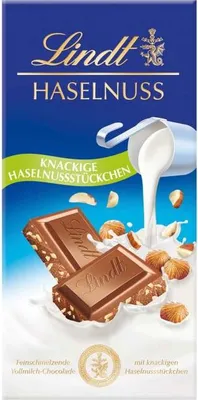 Produktbild von Lindt Haselnuss Vollmilch Tafel 100g
