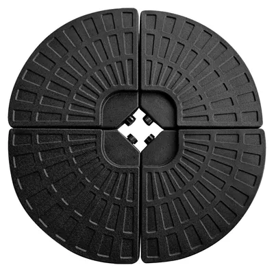 Imagen del producto de Juego de baldosas redondas para suelo, 4 unidades, diámetro 30 cm, para uso en exteriores