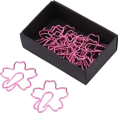 Produktbild von Kreative Büroklammern, Edelstahl, kleine transparente Papierbox für die Schule, für Zuhause, Büro, Lesezeichen, Visitenkarten, Fotoalbum, Urlaubsgrüße
