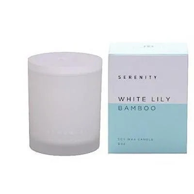 Produktbild von Serenity Duftkerze White Lily Bamboo