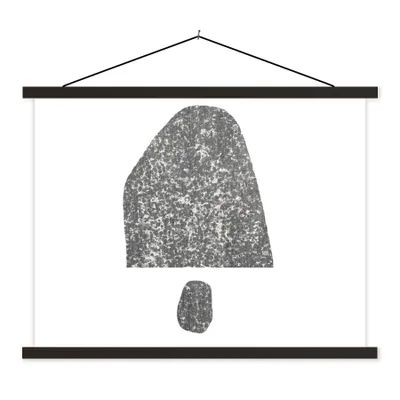Produktbild von MuchoWow® Textilposter Minimalismus - Abstrakt - Design 150x113 cm mit schwarzem Rahmen - Wohnzimmer