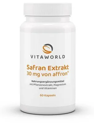 Produktbild von Safran Extrakt 30 mg Kapseln 60 St
