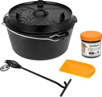 Produktbild von Petromax Dutch Oven Set ft9t Feuerofen Einsteiger Set 11.5Liter