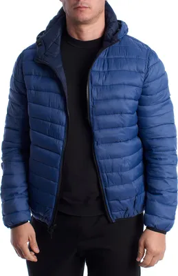 Imagen del producto de U.S. POLO ASSN. Chaqueta acolchada reversible para hombre con capucha, modelo 66496