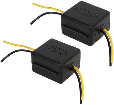 Image de Filtres anti-parasites pour voiture, lot de 2 – Sécurité accrue – Installation facile – Son audio de haute qualité – Silencieux