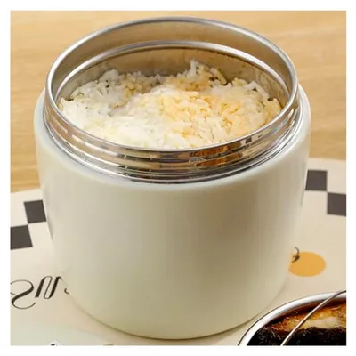 Produktbild von Isolierter Lunchbehälter für warme Speisen mit Löffel und Tasche, 1,2 L