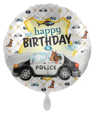 Produktbild von 18"/Ø43cm Folienballon  "Happy Birthday"