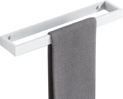 Productafbeelding van Zelfklevende Handdoekhouder van RVS, Wandgemonteerde Handdoekrek voor Badkamer en Keuken, 40 cm, Geen Boren Nodig, Duurzaam en Stijlvol Design