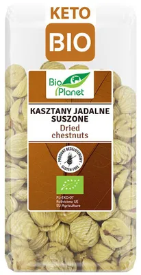 KASZTANY JADALNE SUSZONE BEZGLUTENOWE BIO 400 g - BIO PLANET
