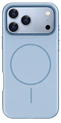 Obrázok produktu pre Zadný kryt imoshion v farbe modrej, s tenkým magnetickým krúžkom MagSafe, pre iPhone 18 Pro / 17 Pro – svetlomodrá