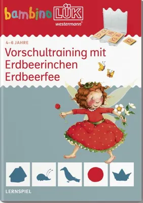 Produktbild von bambinoLÜK. Vorschultraining mit Erdbeerinchen Erdbeerfee. 4/5/6 Jahre
