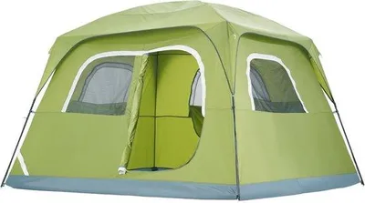 Produktbild von Famanu Campingzelt - Wasserdicht, für bis zu 6 Personen - Grün