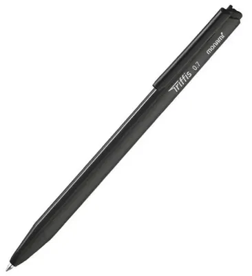 Produktbild von Triffis-Kugelschreiber 0,7 mm, schwarz (12 Stück) MONAMI