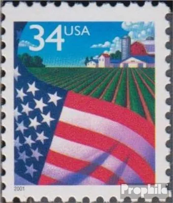 Produktbild von Briefmarken USA 2001 Mi 3425 (kompl.Ausg.) postfrisch Flagge