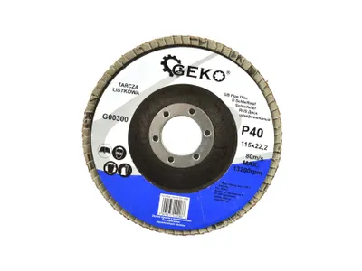 Obrázok produktu pre Brúsny lamelový kotúč 115mm P40 00381